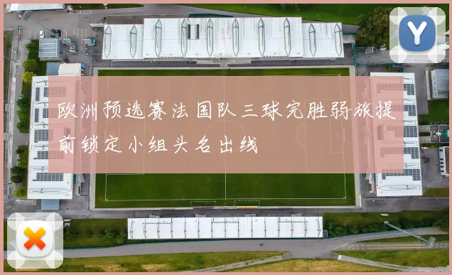 欧洲预选赛法国队三球完胜弱旅提前锁定小组头名出线